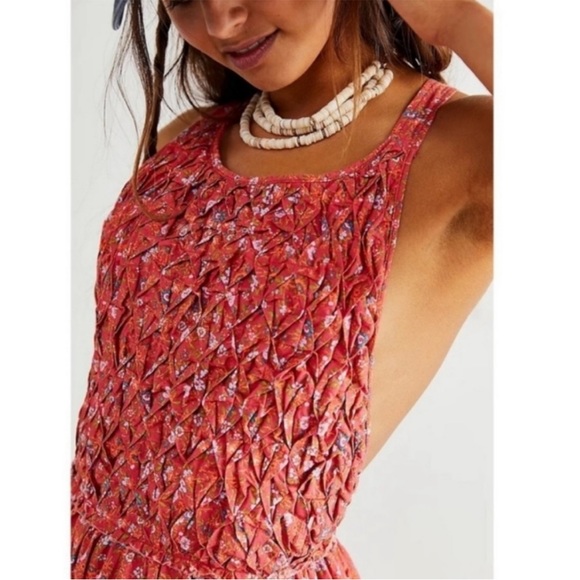 Free People Petunia Mini dress Poopy combo Size XS - Picture 3 of 11